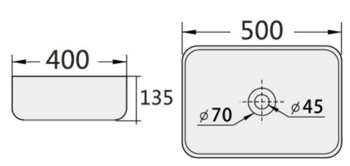 Умывальник Nemo 513YW matt white