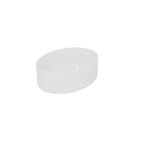 Раковина накладная 45х34 см GSG Ceramic Design Like LKLAVFSBF45000, белый глянцевый