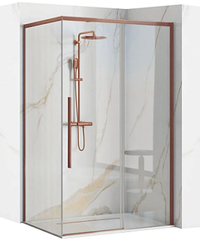 Душевой уголок Rea Solar Brush Copper 90x120 K9514