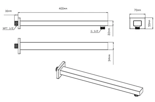 Душевая система Vincea VSFW-422T1CH