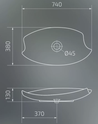 Умывальник Gid N9178