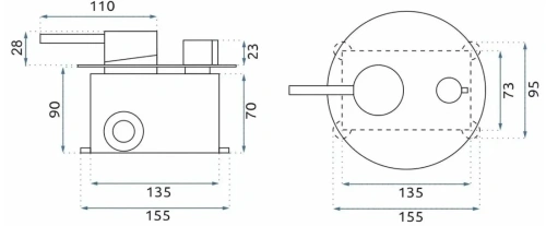 Душевая система Rea Lungo Grip gold matt P8950