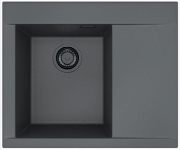 Мойка для кухни Alveus PURE-G 50L Algranit DEEP BLACK-A90 BE 620x520x198 1149291