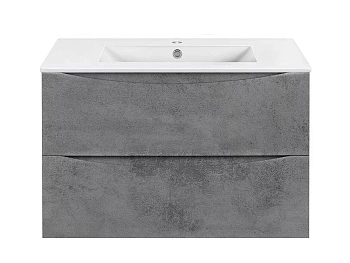 Тумба подвесная Vincea Mia Slim 800 Beton VMC-2MC800S1BT