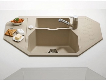 Мойка для кухни Alveus SENSUAL 60 Granital+ CHOCOLATE-G03M 900x610x200 1108257