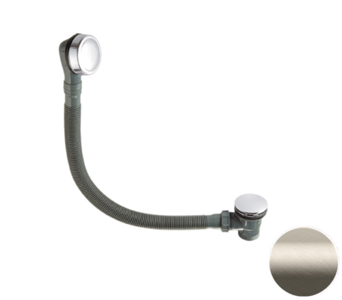 Слив-перелив click-clack для ванны Remer 96PCCXV, сталь