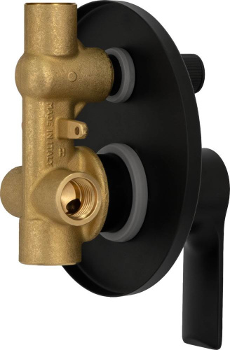 Смеситель для душа Remer Energy EY09HNO, черный матовый