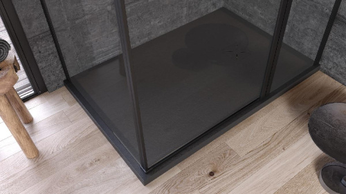 Душевой поддон Kolpa-san Limbo 120x80 antracit 551140