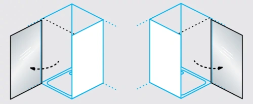 Душевая дверь Kolpa-San Andromeda N 100 black transparent 516770