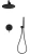 Душевая система Rea Lungo black metallic P4420 Душевая система Rea Lungo black metallic P4420
