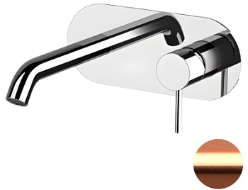 Смеситель для раковины Remer X-style X15WBRP, медь брашированная