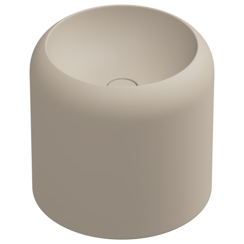 Раковина накладная 42 см GSG Ceramic Design Petra PELAVSECOLFS034, Sabbia Matt