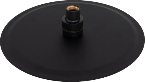 Верхний душ с шарнирным соединением 20 см Remer 357UFM20NOX, черный матовый