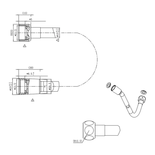 Душевая система Vincea Inspire VSFW-3I21T2CH Душевая система Vincea Inspire VSFW-3I21T2CH
