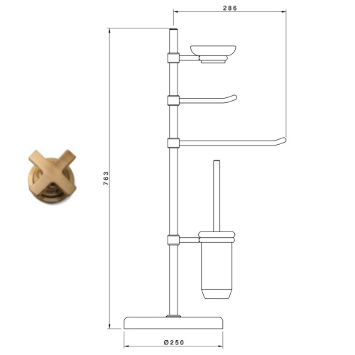 Напольная стойка Nicolazzi 1496BBZ