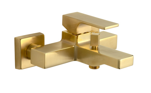 Смеситель для ванны Remer Absolute AU05BG, золото брашированное
