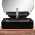 Умывальник Rea Inga black marble matt U8006