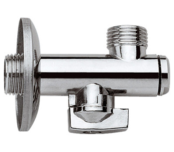 Запорный вентиль с фильтром 1/2*3/4 Remer 1231234