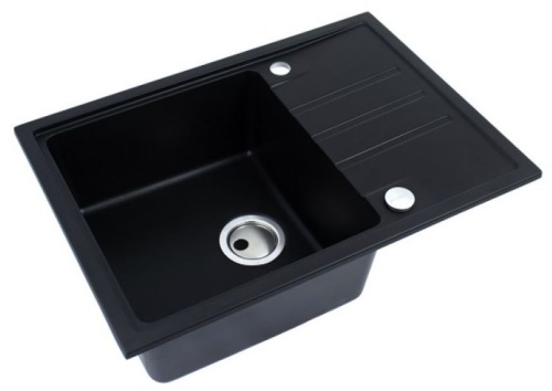 Мойка для кухни Alveus INTERMEZZO 40 Granital G90 DEEP BLACK 680x480x200 1149126
