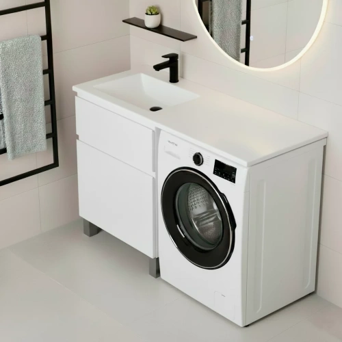 Тумба напольная Vela Мира 38Н под Kamilla 100 (белый мат) TU1618