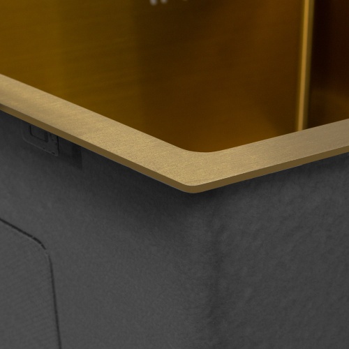 Мойка кухонная Arfeka Eco AR 450*500 gold PVD NANO