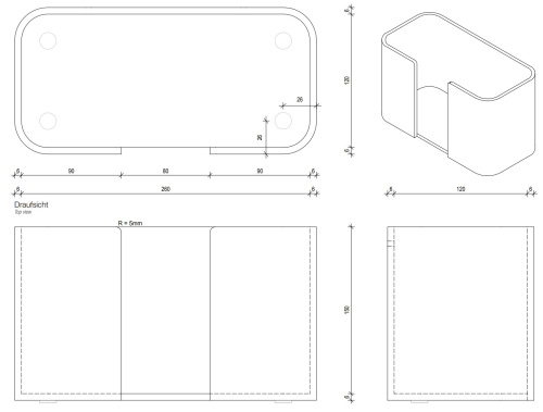 Диспенсер для бумажных полотенец Decor Walther Stone SPTB 0974160