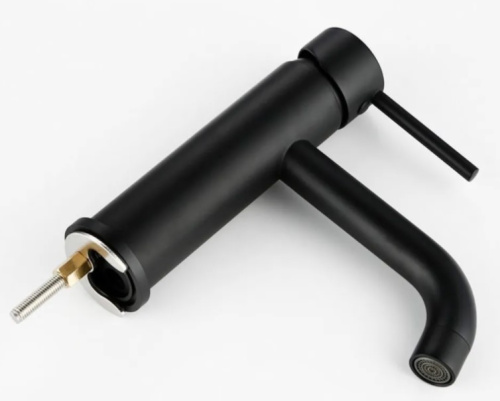 Смеситель для умывальника Rea Lungo Black matt B4102