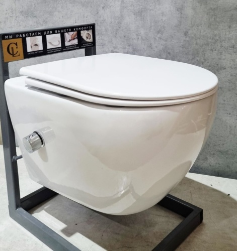 Унитаз-биде подвесной Ceramalux TR-0199BD