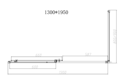 Душевой уголок Vincea Slim-N VSR-4SN8013CLG