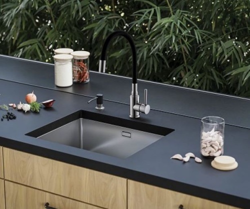 Смеситель для кухни Alveus FLEXA GREY CHR 1147026