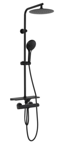 Душевая система Rea Mike Black P0550