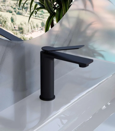 Смеситель для раковины Vincea Verse VBF-2VE1MB