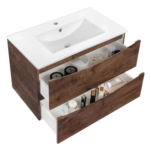 Тумба подвесная Vincea Mia 750 R.Wood VMC-2MC750RW