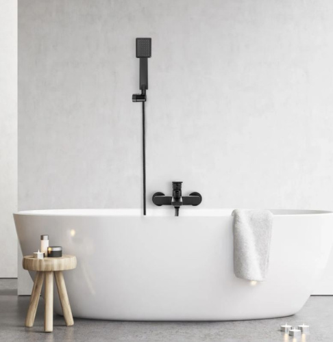 Смеситель для ванны Rea Luppo Black B5770