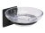 Мыльница подвесная Rea black matt 77038 Мыльница подвесная Rea black matt 77038