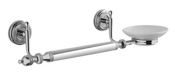 Полотенцедержатель с мыльницей Caprigo Royal 6616 c/c