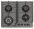 Газовая варочная панель ZORG HAG63 FDW gray