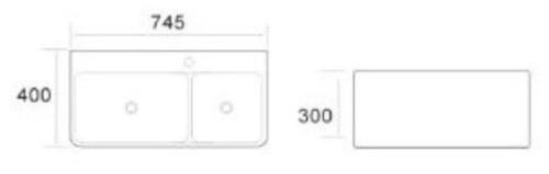 Умывальник CeramaLux A1007