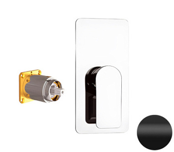 Смеситель для душа Remer Infinity I30KBNO, черный матовый