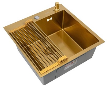 Комплект Arfeka Eco AR мойка 500*500, роллер-мат, дозатор gold