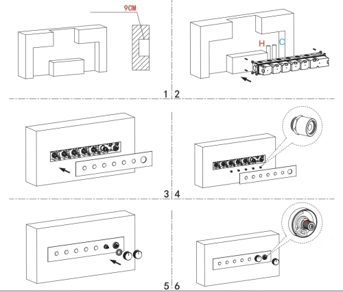 Смеситель для душа Nemo NM-8051MB matte black