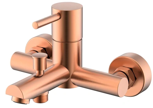 Смеситель для ванны Nemo Round NM-2355RG rose gold