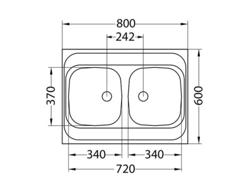 Мойка для кухни Alveus CLASSIC 40 NAT 800x600 1009078