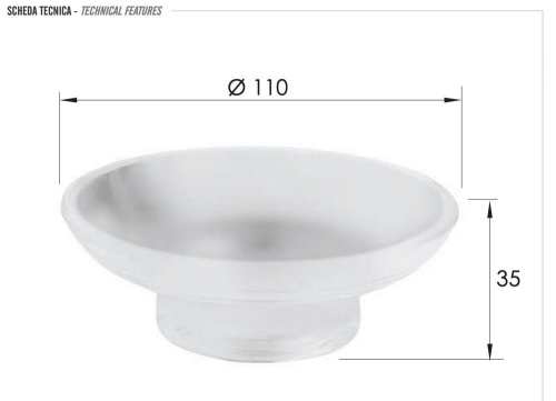 Мыльница без опоры Remer SQ ACGL10SU