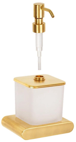 Дозатор Remer Lounge LN13BG, золото брашированное