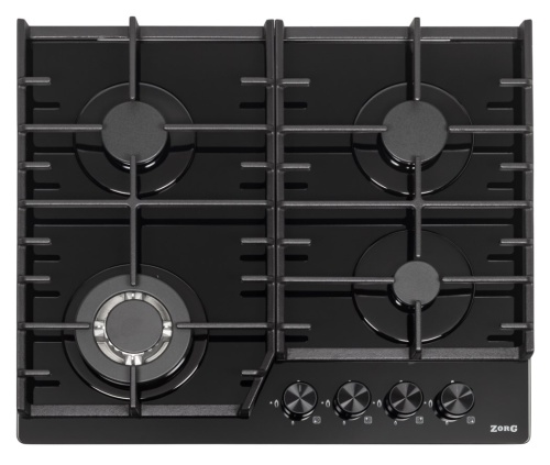 Газовая варочная панель ZORG HAG63 FDW black