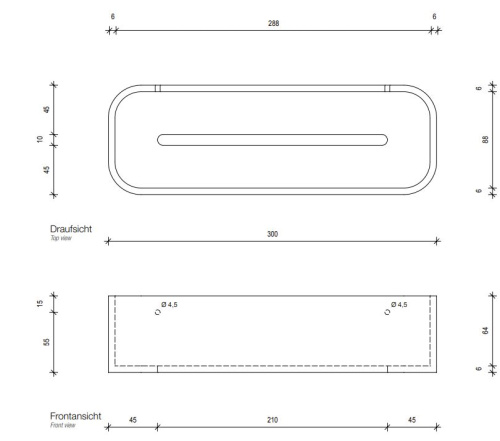 Душевая ёмкость Decor Walther Stone white DCT30 0973854