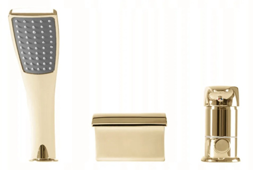 Смеситель для ванны Rea Riven Gold B0497