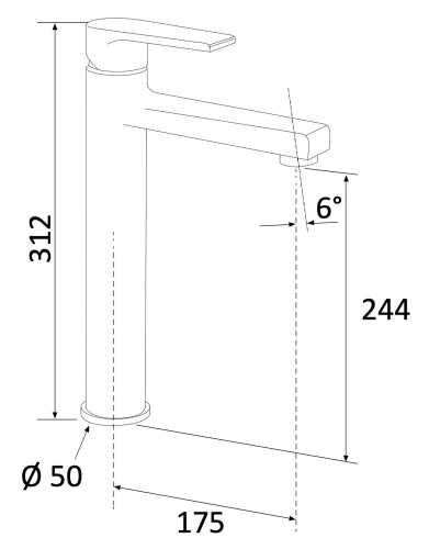 Смеситель для раковины Mariani Artic A00398AT12