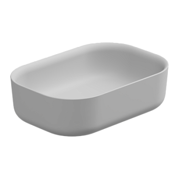 Раковина накладная 60x42 см GSG Ceramic Design Hit! HILAVRE60001, белый матовый